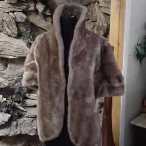 Faux fur wrap